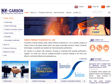 Tablet Screenshot of carbongroup.com.vn